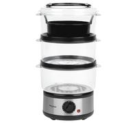 Salter EK2726 Healthy Cooking 3-Tier Food Rice Meat Vegetable Steamer, 7.5 Litre, 7.5 liters