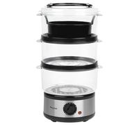 Salter EK2726 Healthy Cooking 3-Tier Food Rice Meat Vegetable Steamer, 7.5 Litre, 7.5 liters
