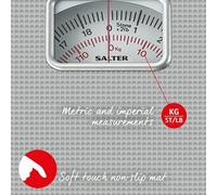 Salter 433 Svdr Mechanical Bathroom Scales, Easy To Read Dial, Silver