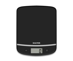 Salter 5kg Aquatronic Electronic Digital Kitchen Scale Black 1056 BKDR