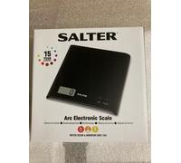 Salter 5kg Disc Electronic Digital Kitchen Scales Kitchen Black 1036 BKSSDR