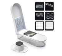 Salter 6 in 1 Manual Food Chopper with 6 Interchangeable Blades