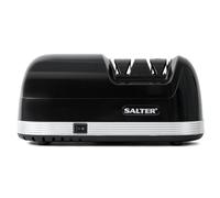 Salter 728 BKXR Electric Knife Sharpener - Two Stage Sharpening, Diamond Coating, Kitchen Knife & Blade Sharpener, Alternative Whetstone Tool, Safety
