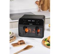 Salter Dual Air Fryer Non-Stick Digital LED Touch Display 6 Functions 7L 2300W