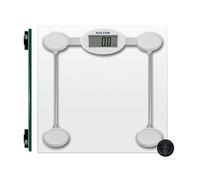 Salter 9018S SV3R Digital Bathroom Scale - Electronic Body Weight Scale, Fitness Scale with 180 KG Capacity, Easy to Read LCD Display, Tap to Start, Large Toughened Glass Platform, Batteries Included