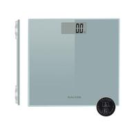Salter 9028 SCFAZF0B Digital Bathroom Scales - Large Tap Start Platform For Body Weight, LCD Display, Max 180kg, Ultra Slim Razor Design,15 Year Guarantee, Includes 1 x CR2032 Battery, Silver