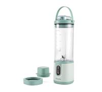 Salter ActiBoost Cordless Portable Blender - 450ml, Pulse Function, 40 Sec Countdown, BPA-Free, Stainless Steel, Includes Blade Cover & Bottle Base, On-The-Go Protein Blender, Smoothies, 100W, Green