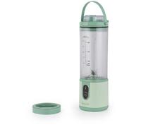 Salter ActiBoost Cordless Portable Blender - 450ml, Pulse Function, 40 Sec Countdown, BPA-Free, Stainless Steel, Includes Blade Cover & Bottle Base, On-The-Go Protein Blender, Smoothies, 100W, Green