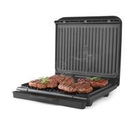 Salter ActiGrill Family - 8 Portion Large Health Grill, Floating Hinge To Cook Thicker Pieces Of Food & Deep Fill Paninis, PFAS-Free Non-Stick Cooking Plates, Automatic Temperature Control, 2000W