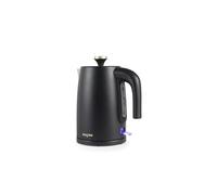Salter Alchemy 1.7L Electric Kettle - 3kW Rapid Boil, Water Level Indicator, Flip-Top Lid, BPA-Free, Boil Dry Sensor, Removable Limescale Filter, 360° Swivel Base, Strix Controller, Black/Gold