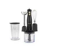Salter Alchemy Hand Blender Set ? 3 in 1 Food Chopper, Whisk & Immersion Stick Blending Rod, 2 Speed Settings, 500ml Chopping Bowl, 700ml Storage
