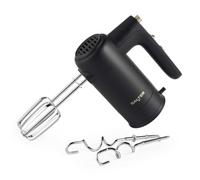 Salter Alchemy Hand Mixer, 300W, 5 Speed, Turbo | Easy-Store Base, Chrome-Plated Beaters And Dough Hooks, Eject Button, Matte Black Finish, For Baking And Dough Mixing