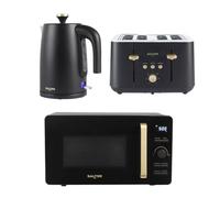 Salter Alchemy Microwave, Kettle & 4 Slice Toaster Kitchen Set