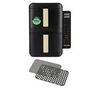 Salter Alchemy VertiCook Stackable Air Fryer Set, 9L Dual Basket | 4 Silicone Basket Liners, PFAS-Free Coating, 9 Functions, Sync & Match, 60-230°C Temperature Range, 2400W Power