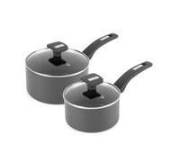 Salter Alto Saucepan Set, 16cm and 20cm Saucepans | 2-piece pan set for everyday cooking, suitable for induction hobs, ideal as saucepots or standard saucepans