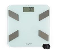 Salter Glass Analyser Bathroom Scale - Body Weight, Fat & Water Scale, 9 Users