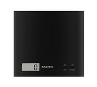 Salter Digital Kitchen Scales ARC Compact & Precise LCD Weighing Scale 3kg Black