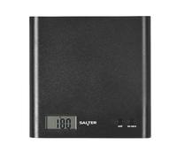 Salter Arc Digital Kitchen Scale 3kg Slim Black Add & Weigh LCD Accurate Tare