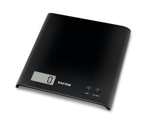 Salter Arc Electronic Digital Kitchen Scales Black 1066 Slim Design Easy Clean