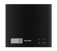 Salter Arc Electronic Kitchen Scale, Black, 3kg Capacity, LCD Display, 15-Year Guarantee