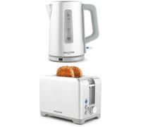SALTER Aspen Combo-9759 Jug Kettle & 2-Slice Toaster Bundle - Silver, Silver/Grey