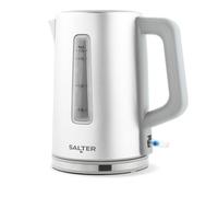 Salter Aspen Electric 1.7L Kettle - 3000W Rapid Boil, Removable Limescale Filter, Boil-Dry Sensor, 360° Swivel Base, Easy View Water Window, Electric Water Boiler, Metallic Finish, Strix Controller