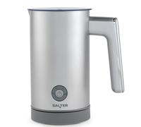 Salter Aspen Electric Milk Frother, 150ml Froth 300ml Heat, 4 Functions | Hot milk, cold foam, Strix controller, non-stick coating, detachable whisk and base, transparent lid, corded design