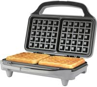 Salter Aspen XL Waffle Maker - Extra Thick Waffles, XL Waffle Iron Machine, PFOA-Free, Non-Stick Coating, XL Cooking Plates, Automatic Temperature Control, Savoury Snacks/Desserts, 900W, EK6346MMS