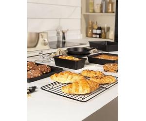 Salter Bakes 7Pc Stacking Bakeware Set Black
