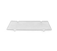 Salter BW12568EU7 Bakes Cooling Rack - 41 cm Metal Wire Cake Tray for Baking, Large Carbon Steel Rack, Evenly Cools Freshly Baked Cookies, Raised Design, Rectangular For Muffins/Biscuits/Pastries