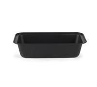 Salter Bakes Loaf Tin - 27 cm Non-Stick Bread & Cake Pan, Deep Baking Mould, Oven Safe Up to 220°C, PFOA-Free, Bakeware for Lemon Cakes, Fresh Loaves of Bread, Banana Bread, Black