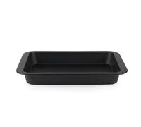 Salter Bakes Roasting Tin - 36 cm Non-Stick Roaster Tray, Deep Baking Pan Cake Mould, Oven Safe Up to 220°C, PFOA-Free, Roast Meat & Vegetables, Bake Traybakes/Pies/Pastries, Black