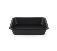 Salter Bakes Square Cake Tin - 23 cm Non-Stick Brownie Baking & Roasting Pan, Deep Cake Mould, Oven Safe Up to 220°C, PFOA-Free, Bakeware for Brownies/Birthday/Wedding Cakes, Black