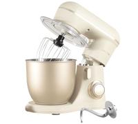 Salter Bakes Stand Mixer - Electric Baking Whisk, 10 Speeds with Pulse Setting, 4 Litre Mixing Bowl, Planetary Mixing Action, Splash Guard, Whisk, Dough Hook, and Beater Attachments, 1300W