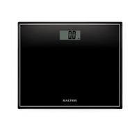 Salter Black Compact Electronic Digital Bathroom Scales