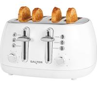 Salter Boston EK6558MW 4 Slice Toaster - White, White