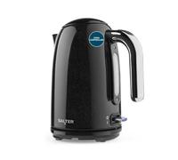 Salter Boston 1.7L Kettle - Electric Cordless, Rapid Boil, 360° Swivel Base, Removable Limescale Filter, Boil Dry Sensor, Strix Controller, Water Level Indicator, Auto Shut Off, 3kW, Black Shimmer