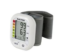 Salter BPW-9101-EU Electric Wrist Blood Pressure Monitor - Automatic Irregular Heart Rate Detector, Compact for Home Use and On the Go, Stores 60 Readings, Traffic Light Style Display,13-21.5 cm Cuff.