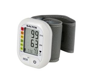 Salter BPW-9101-EU Automatic Wrist Blood Pressure Monitor, Single User 60 Memories, Compact and Portable, Irregular Heartbeat Detection, One Button Measurement, Adjustable Cuff, Low Battery Indicator