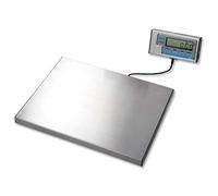 Salter Brecknell Bench Scales 120 kg WS120, Stainless Steel, Capacity: 120 kg/264 lbs, Removable Stainless Steel Platform, Mains or Battery Operated, Ingredient or Parcel Scales, DP034