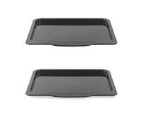 Salter Brilliance Baking Tray Set, 40 cm, Pack of 2 Oven Trays | Set of 2 matching baking trays, 40 cm length, ideal baking trays for oven, versatile tray design for roasting and baking