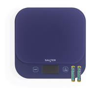 Salter British Bakes Digital Kitchen Scale, Purple, 10kg, Waterproof, precision