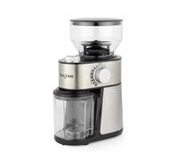 Salter Burr Grinder - 12 Grinding Levels with Adjustable Dial, 200g Bean Capacity, 150g Coffee Container, Makes 2-14 Cups, Easy to Clean, 3 Year Guarantee, 200W