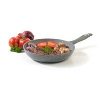 Salter BW02764G Marble Collection Forged Aluminium Non Stick Frying Pan, 28 cm, Grey