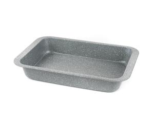 Salter BW02774G Marblestone Roasting Tin ? 36cm Non-Stick Roaster, Lightweight Carbon Steel, Easy Wipe Clean, High Side Rectangular Roasting Tray,