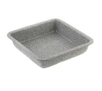 Salter BW02780G Marblestone Square Cake Tin ? 23cm Non-Stick Cake Baking Pan, Lightweight Carbon Steel, Easy Wipe Clean, High Side Roasting Tray, Oven