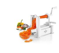 Salter BW04294 Healthy 3-Blade Fruit and Vegetable Food Preparation Manual Hand Spiralizer, White