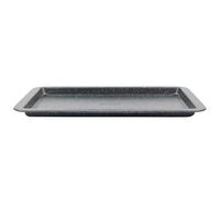 Salter BW07033EU7 Megastone Baking Tray - 37cm Non-Stick Oven Tray, Flat Oven Tray, Lightweight Carbon Steel, Durable For Baking & Roasting, Easy Clean, Oven Safe To 220°C, 37 x 25cm With Raised Edges