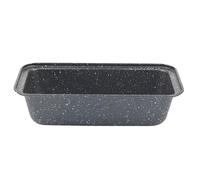 Salter BW07037EU7 Megastone 27cm 1lb Loaf Tin - Non-Stick Rectangular Cake Pan, Carbon Steel, Easy Clean, Lightweight Bread Baking Tray, Oven Safe Up to 220°C, Maltloaf, Banana Bread Cake Tin