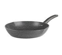 Salter BW08984AR Easy Pour 28cm Frying Pan, Marble Effect Non-Stick Coating, Pouring Lip Design, Suitable on All Hobs Including Induction, PFOA Free, Soft-Touch Handle, Forged Aluminium